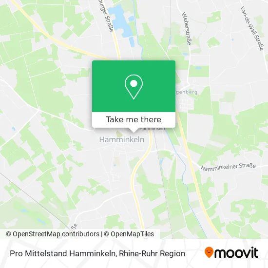Карта Pro Mittelstand Hamminkeln