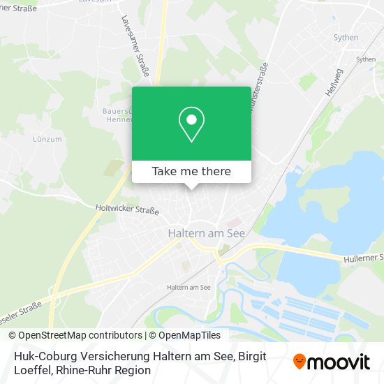Huk-Coburg Versicherung Haltern am See, Birgit Loeffel map