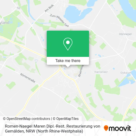 Карта Romen-Naegel Maren Dipl.-Rest. Restaurierung von Gemälden