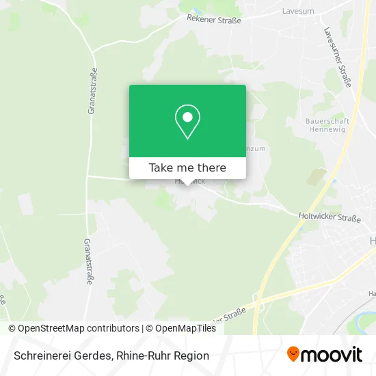 Карта Schreinerei Gerdes