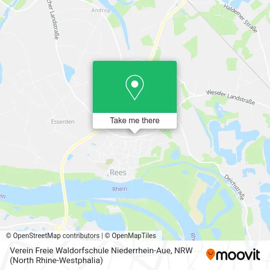 Карта Verein Freie Waldorfschule Niederrhein-Aue