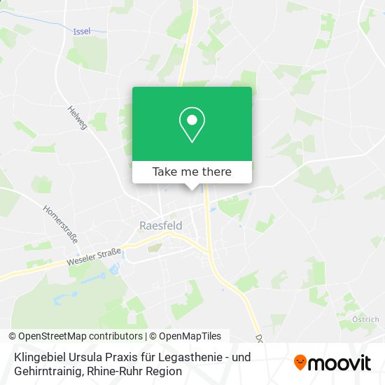 Klingebiel Ursula Praxis für Legasthenie - und Gehirntrainig map