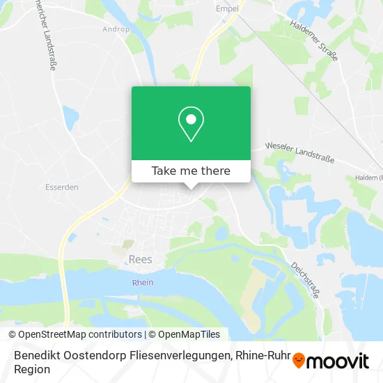 Карта Benedikt Oostendorp Fliesenverlegungen