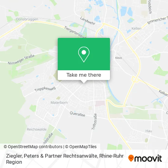 Карта Ziegler, Peters & Partner Rechtsanwälte