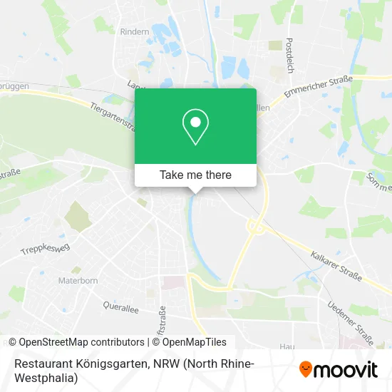 Restaurant Königsgarten map
