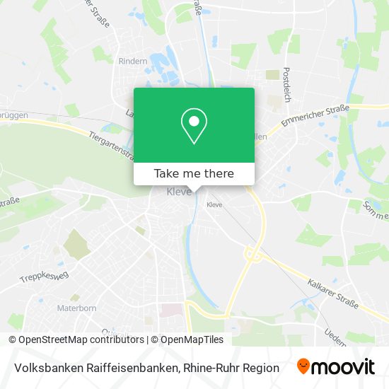 Volksbanken Raiffeisenbanken map
