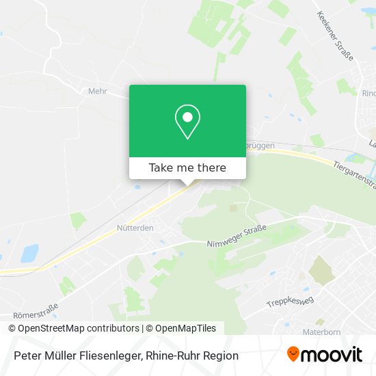 Peter Müller Fliesenleger map