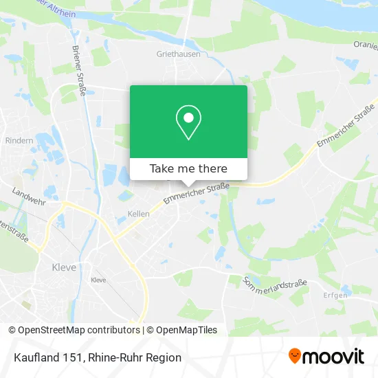 Kaufland 151 map