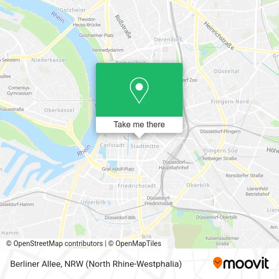 Карта Berliner Allee