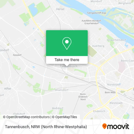 Tannenbusch map