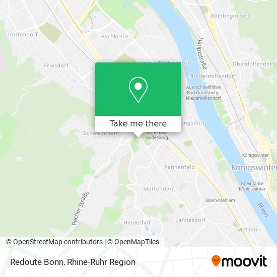 Redoute Bonn map