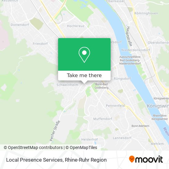 Local Presence Services map