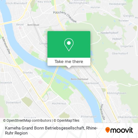 Kameha Grand Bonn Betriebsgesellschaft map