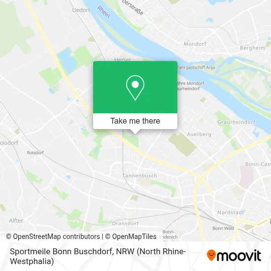 Sportmeile Bonn Buschdorf map