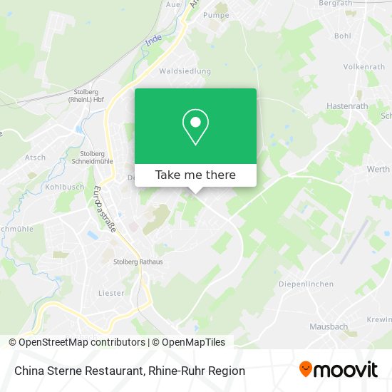 China Sterne Restaurant map