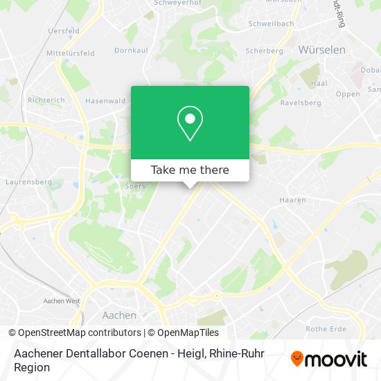 Aachener Dentallabor Coenen - Heigl map