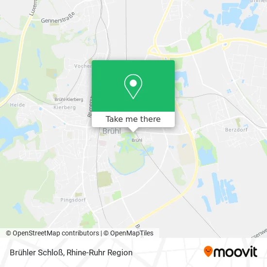 Карта Brühler Schloß