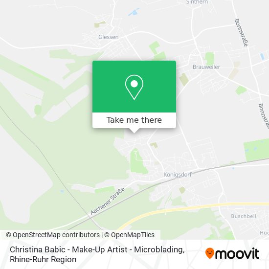 Christina Babic - Make-Up Artist - Microblading map
