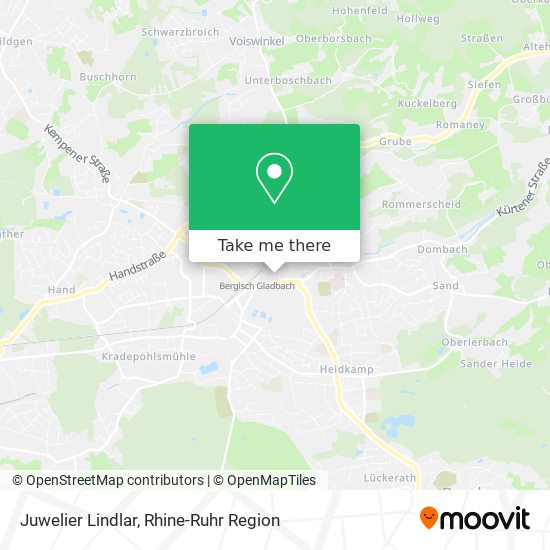 Juwelier Lindlar map