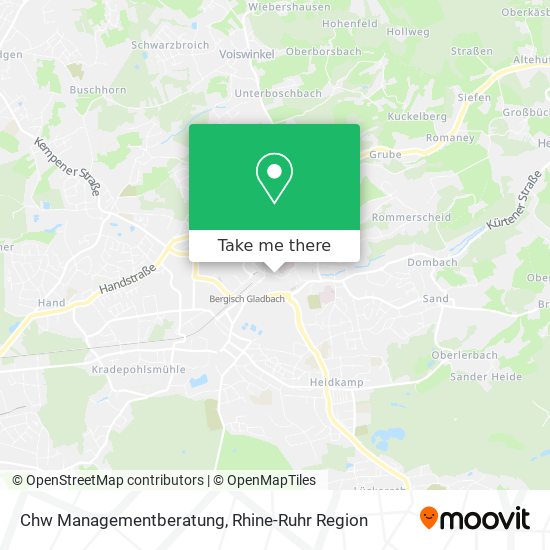 Карта Chw Managementberatung