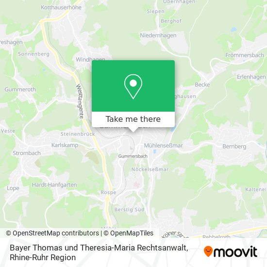 Карта Bayer Thomas und Theresia-Maria Rechtsanwalt