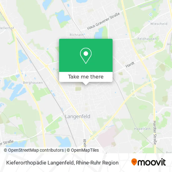 Карта Kieferorthopädie Langenfeld