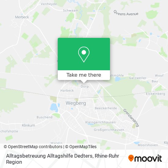 Alltagsbetreuung Alltagshilfe Dedters map