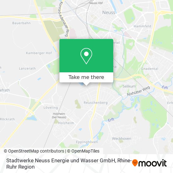 Stadtwerke Neuss Energie und Wasser GmbH map