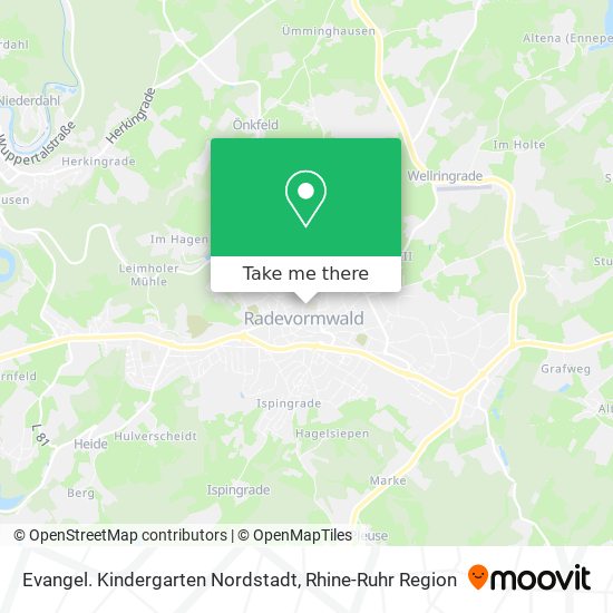 Evangel. Kindergarten Nordstadt map