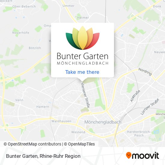 Bunter Garten map