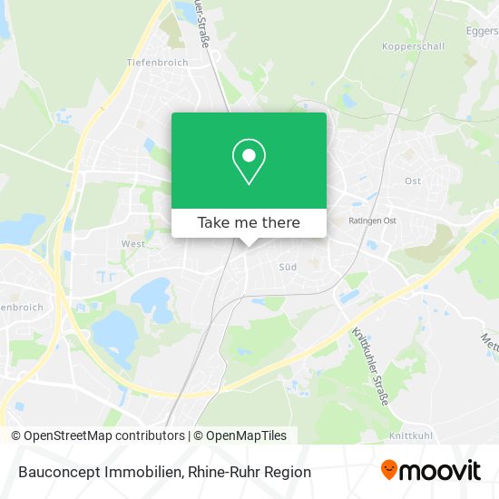Bauconcept Immobilien map