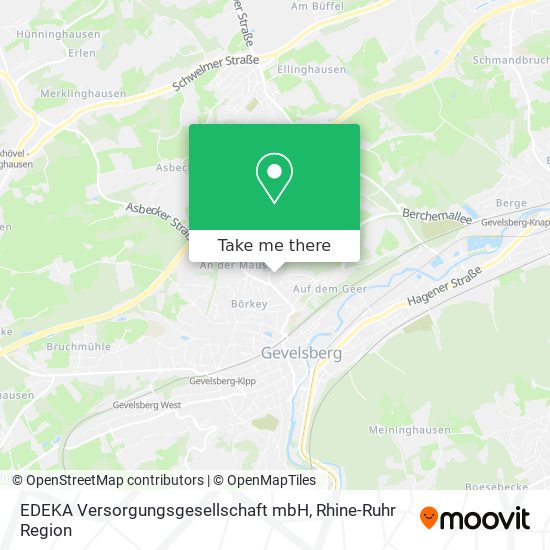 EDEKA Versorgungsgesellschaft mbH map