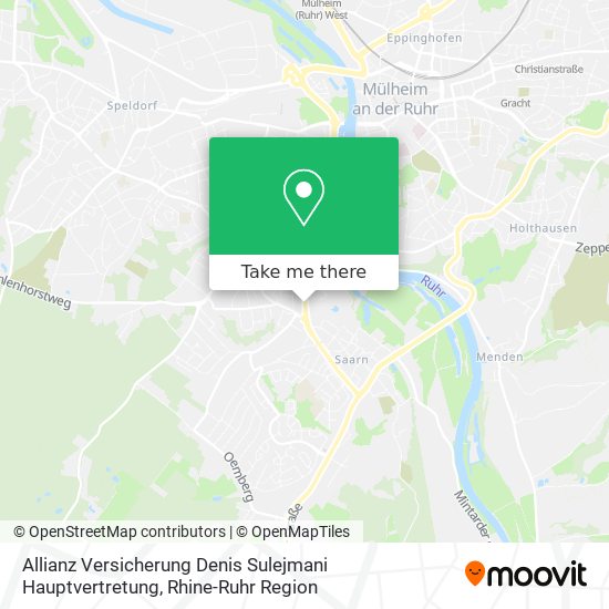 Allianz Versicherung Denis Sulejmani Hauptvertretung map