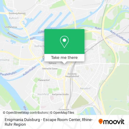 Карта Enigmania Duisburg - Escape Room Center