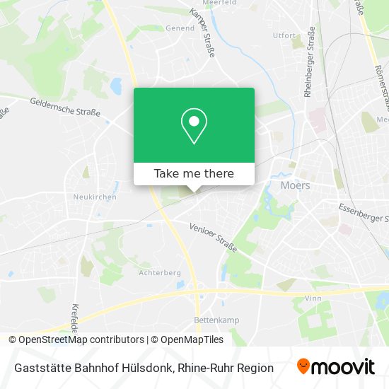 Gaststätte Bahnhof Hülsdonk map