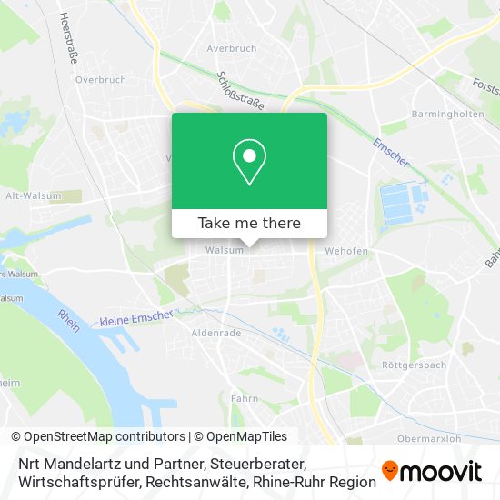 Nrt Mandelartz und Partner, Steuerberater, Wirtschaftsprüfer, Rechtsanwälte map