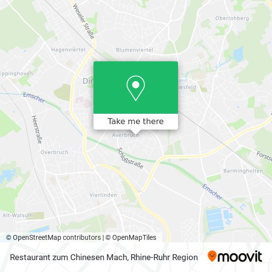 Карта Restaurant zum Chinesen Mach