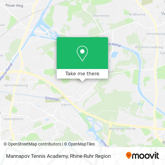 Mannapov Tennis Academy map