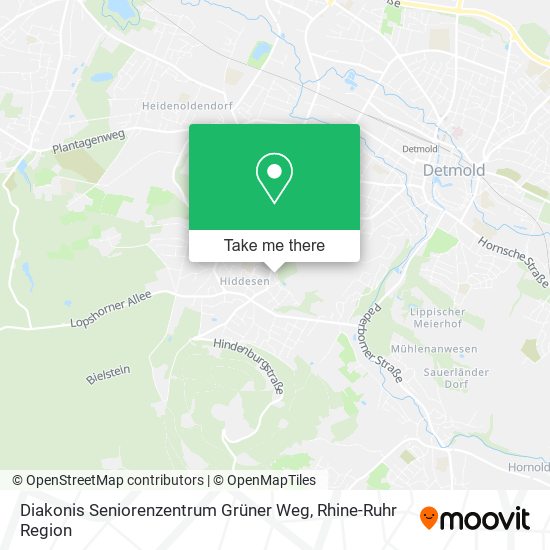 Diakonis Seniorenzentrum Grüner Weg map