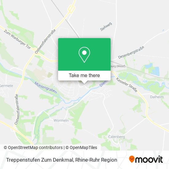 Treppenstufen Zum Denkmal map