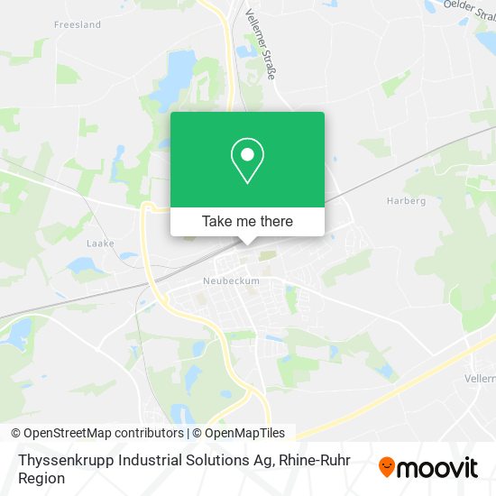 Thyssenkrupp Industrial Solutions Ag map