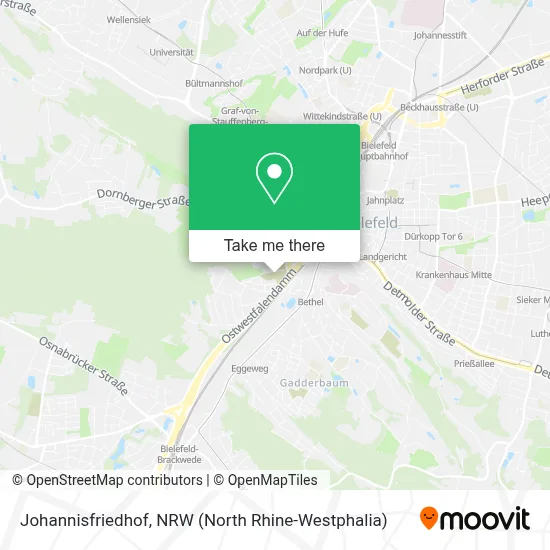 Johannisfriedhof map