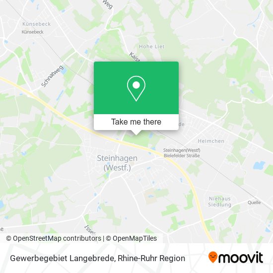 Gewerbegebiet Langebrede map