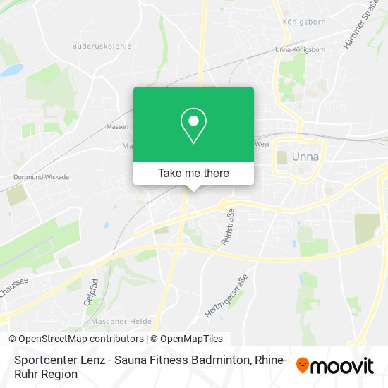 Sportcenter Lenz - Sauna Fitness Badminton map