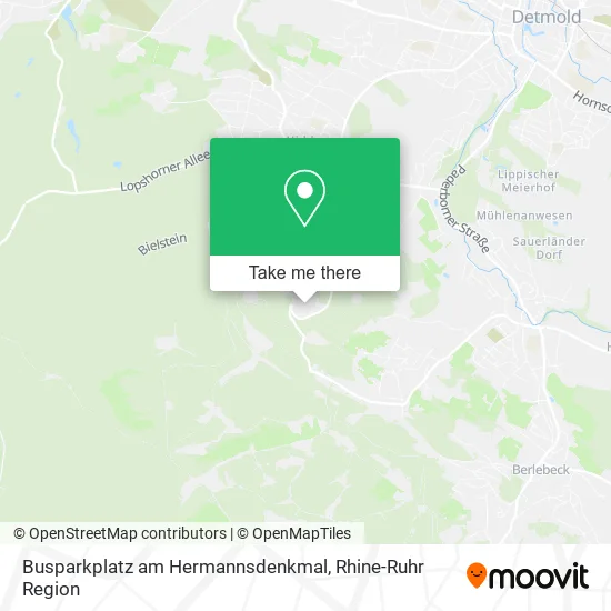 Карта Busparkplatz am Hermannsdenkmal
