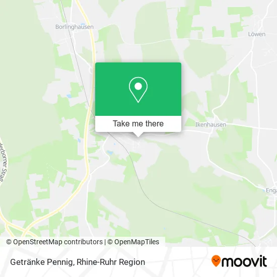 Карта Getränke Pennig