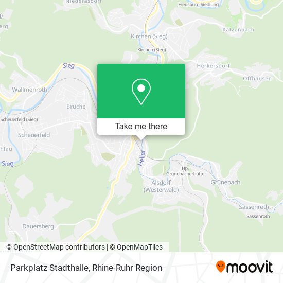 Parkplatz Stadthalle map