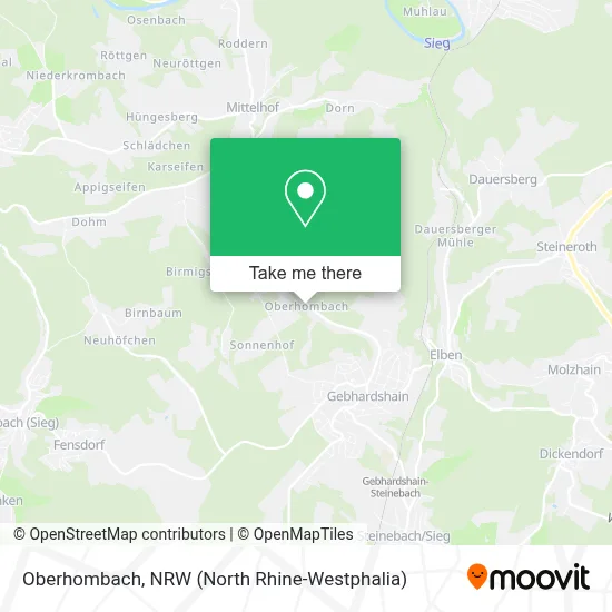 Oberhombach map