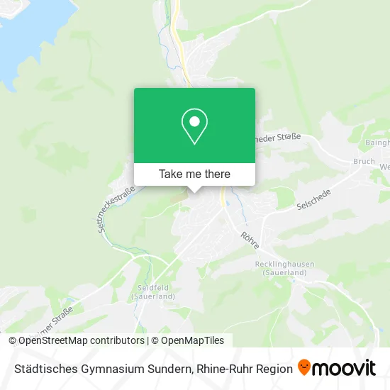 Карта Städtisches Gymnasium Sundern