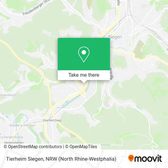 Tierheim Siegen map